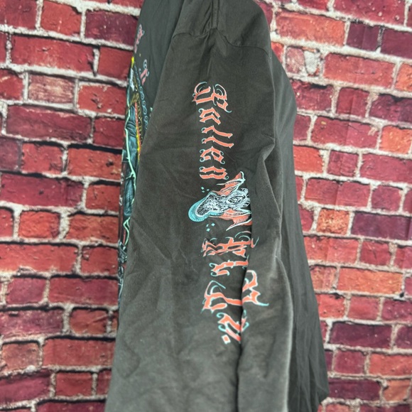 Sullen Art Collective Long Sleeve Graphic T-shirt - Gray - Size: 3XL - NWT - Picture 11 of 14